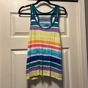 🌻 2/$10 🌻 Old Navy color stripe tank top, size Small